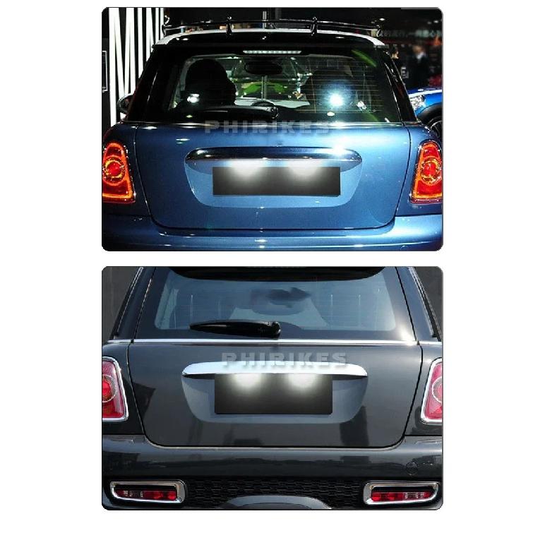 For Mini Cooper R56 R57 R58 R59 R50 R52 R53 LED License Plate Light 2PCS White Car Number Lamp Error Free OEM#:51132756227
