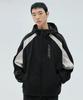 Cgp Color Block Tech Hoodie Short Jacket_Black