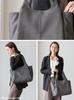 VITAFELICE Women's 3-Room Long Handle Tote Bag (sib-20065p) (Gray)