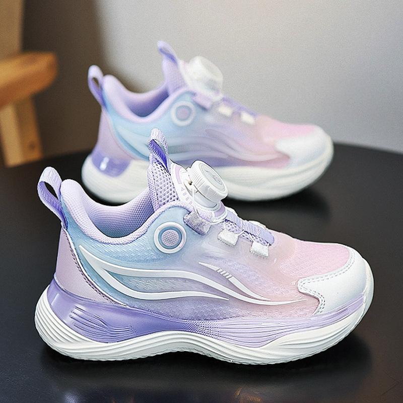 Girls shoes dad shoes 2025 summer new children's sports shoes girls breathable mesh shoes lightweight running shoes