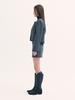B ABLE TWO Leona Tweed Skirt Charcole
