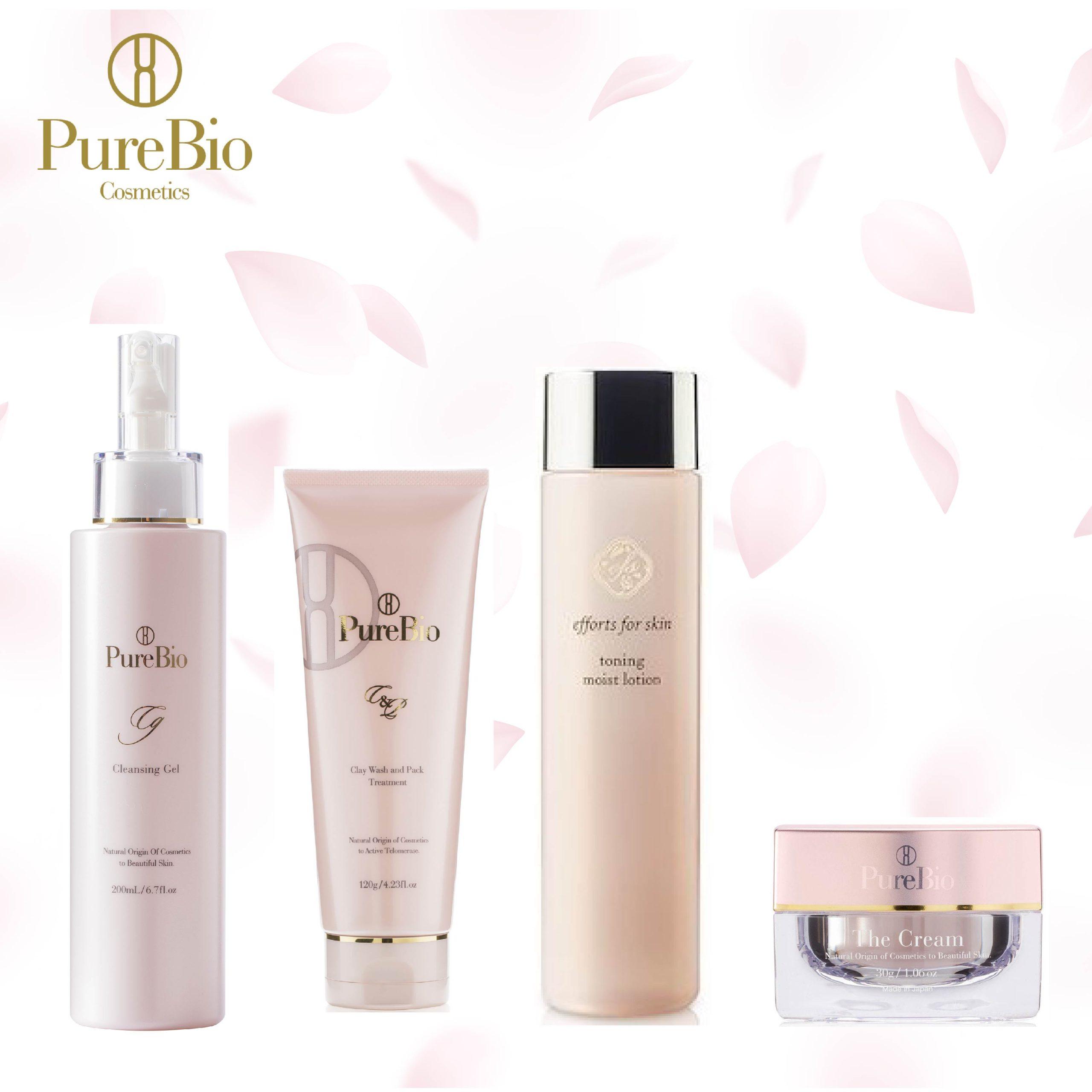 

PUREBIO Pro PREMIUM Economy Set набір для догляду за шкірою обличчя, 4 засоби