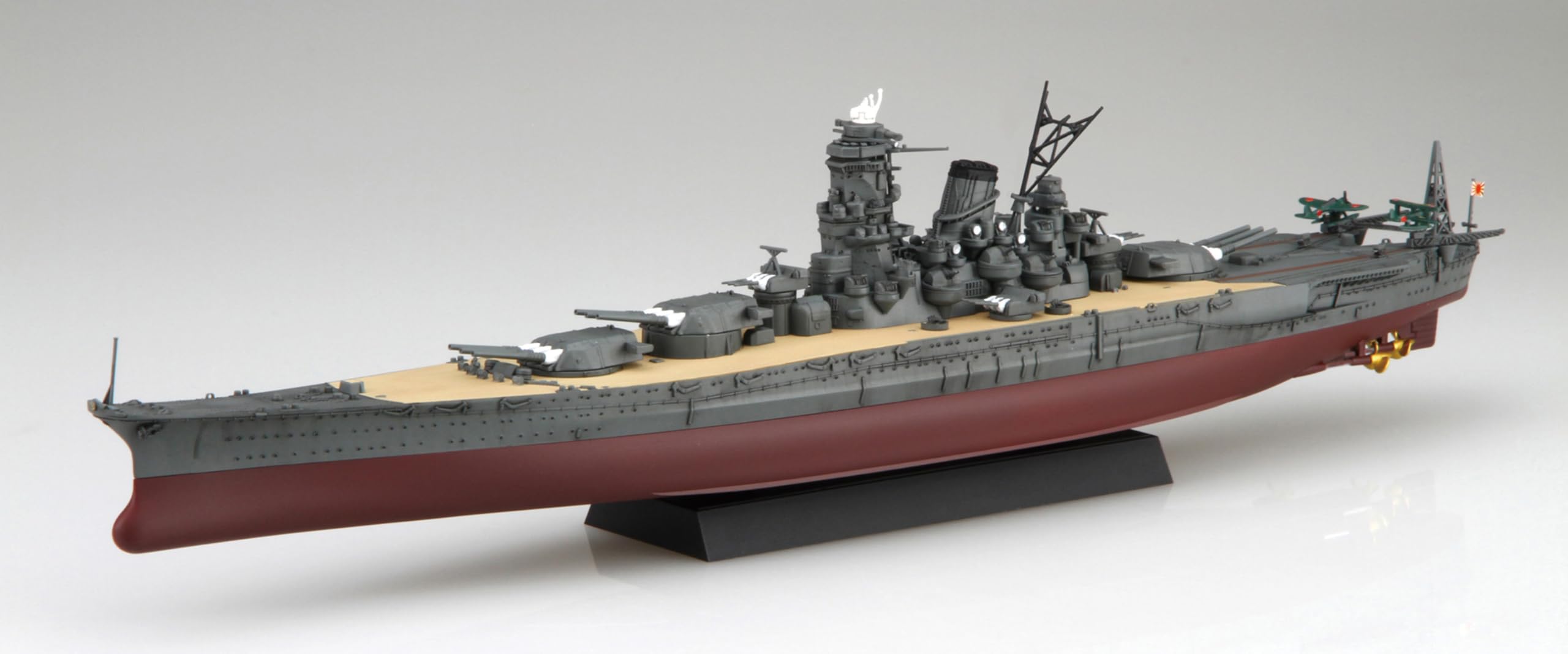 

1/700 Ship NEXT Series No.12 EX-201 Japanese Navy Battleship Musashi (Before Refurbishment) Plastic Model Kit with Etched Parts