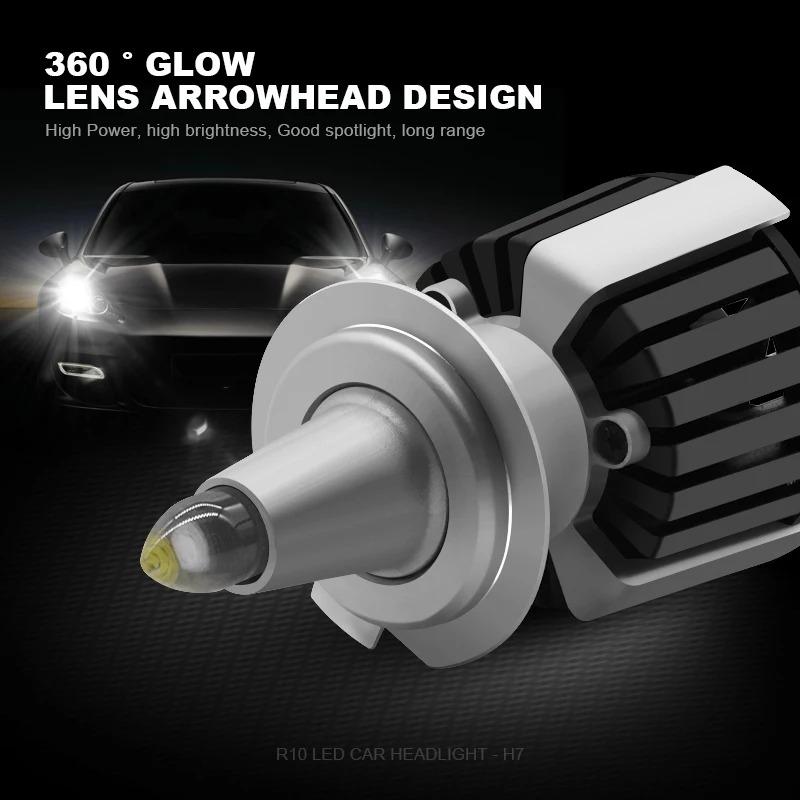 Super Luminoase 120W H1 H7 LED H8 H11 HB3 9005 HB4 9006 D1S D2S D3S D4S 9012 Canbus Becuri Far Auto 25000LM Lampă Auto 12V 6000K