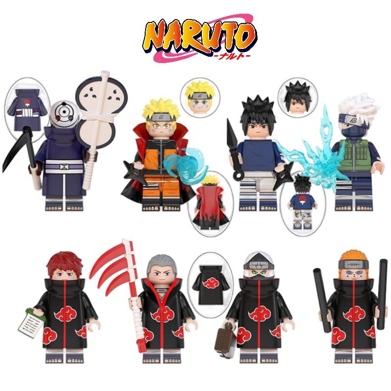 Wm6105 Naruto Series Uchiha Itachi Mini Figure Model Assembly Building Toy