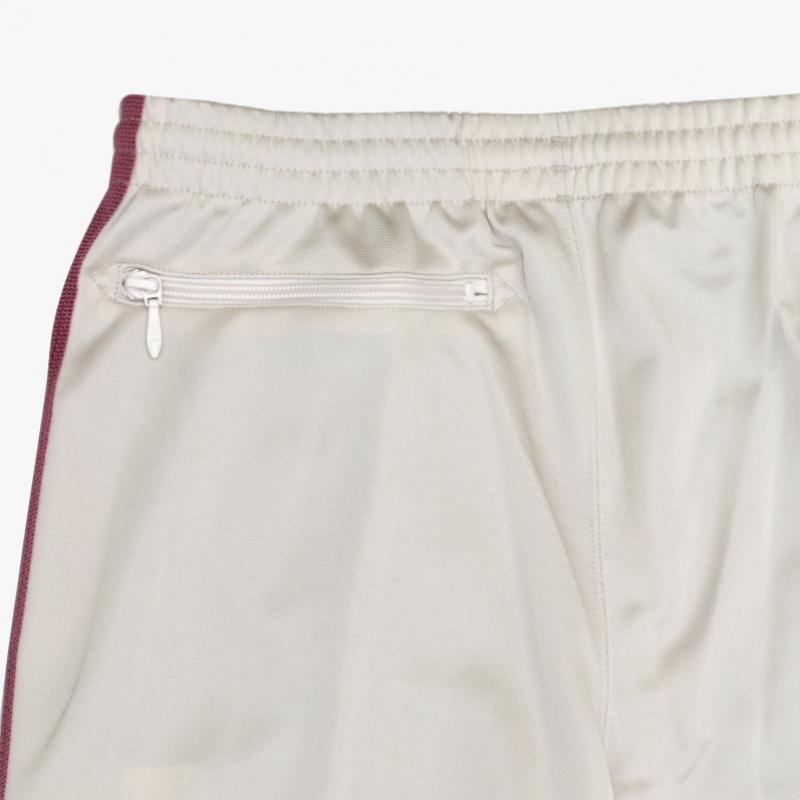 NeedleS Herr S Långa byxor Poly Slät Rak Träningsbyxor Qv307 A Elfenben