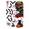 Halloween Decorations Horror Static Stickers Creative Death Glass Stickers