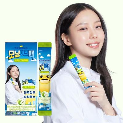 Morning Is Bag Stick Jelly Green Apple 10p