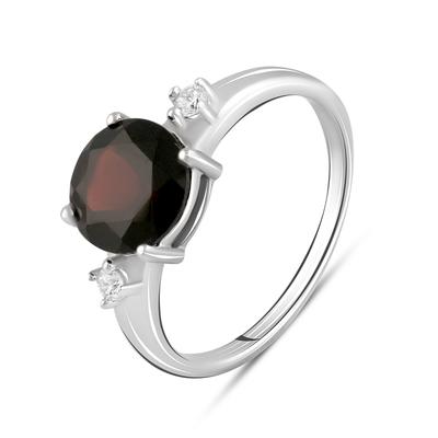 Srebrny pierścionek z naturalnym granatem 2,15 ct (2104124)