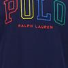 Polo Ralph Lauren FW23 Logo Print Straight Fit Crew Neck Short Sleeve T-Shirt Men T-Shirts Dark-Blue 710929077-001