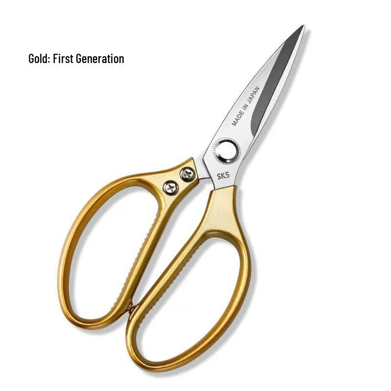 Multi-Functional Stainless Steel Kitchen Scissors: Bone Cutting & Baby Food Prep