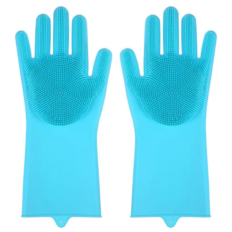 

Чистящие перчатки для ухода за домашними животными, шампунь для купания, перчатки для собак и кошек, скребок, волшебное средство для мытья посуды, губка, силиконовая перчатка для удаления волос синий