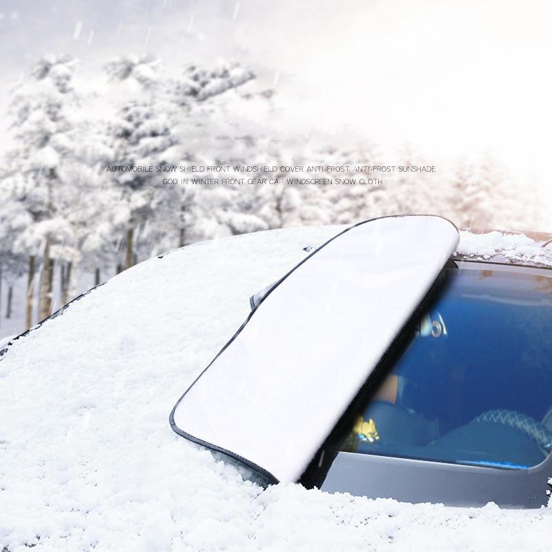 Magnetische Schneeabdeckung für die Windschutzscheibe des Autos, Frostschutz, Schneeblock, Winter-Frontscheibenabdeckung, Sonnenschutz, Eisschild, Staub, UV-Schutz, Autokleidung
