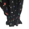 To B. by Agns B Floral Long Sleeve Blouse 38 Black Women Used