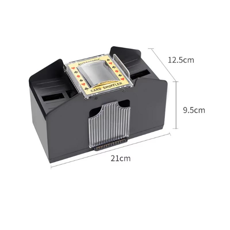 Automatic Playing Card Shuffler Mixer Games Poker Sorter Machine Dispenser for Party Battery Operated USB-C Charging