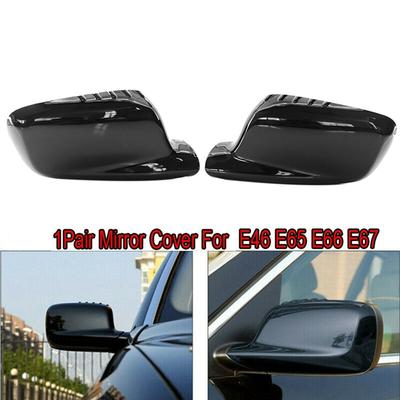 1Pair Car Rearview Mirror Covers Trim Caps For BMW E65 E66 E67 E46 Coupe E46 Cabrio 51167074236 51167074235 Replacement