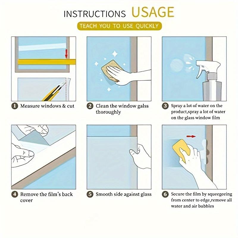 1Roll Adhesive Sunflower Window Film - Purple, Heat/UV Resistant, Home & Office Decor