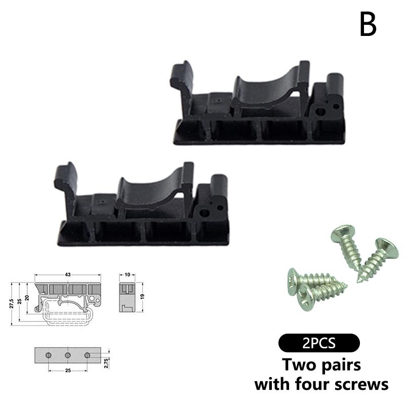 2Pcs Drg-01 Pcb Mounting Brackets For Din 35 Rail Adapter Circuit Board Mounting Bracket Replacements Parts