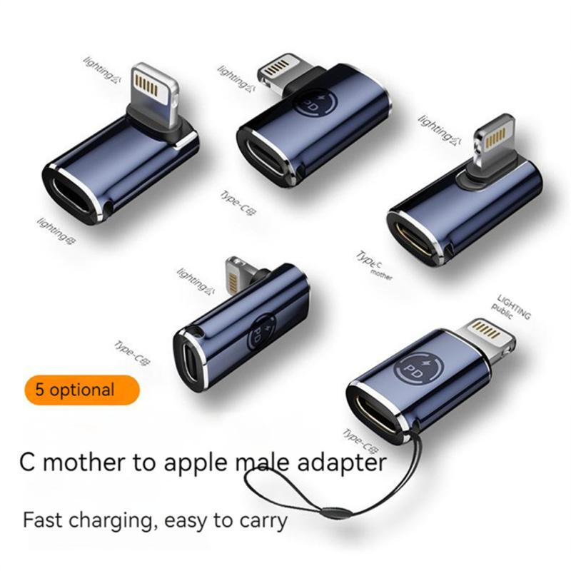 Typ-C Buchse auf Lightning Adapter Kompatibel für iOS Handykabel mit Emarker Chip 27W