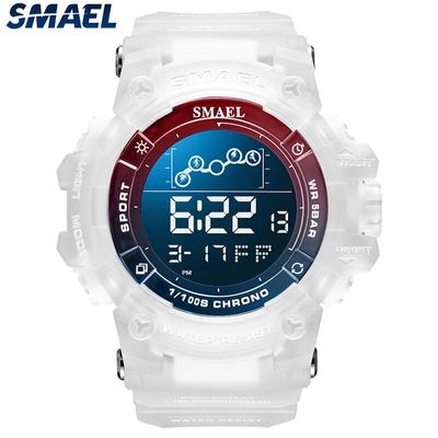 Digital Watch LED Alarm Clock Military Watches Big Dial Digital Wristwatches 8082 Sport Watches for Men