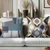 Modern Geometric Patterned Throw Pillows for Home Polyester pillowcase, sofa decorative cushion cov Headboard Pillow