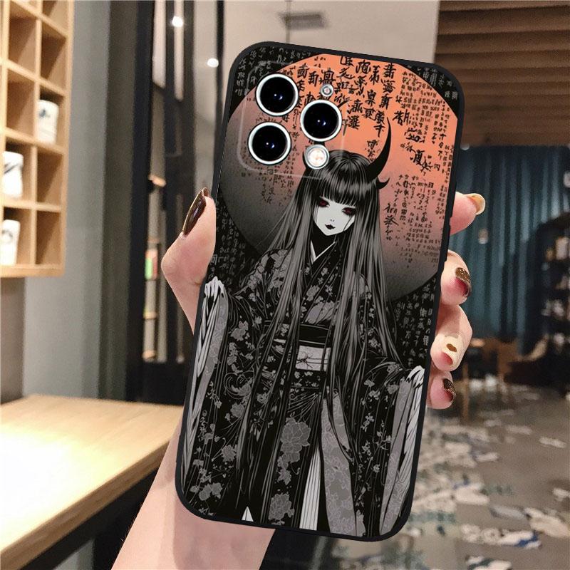 Phone Case For Iphone 17 Pro Max 17 Pro Air 16 15 14 13 Pro Max 15 16 Pro 15Plus Anime Girl Art