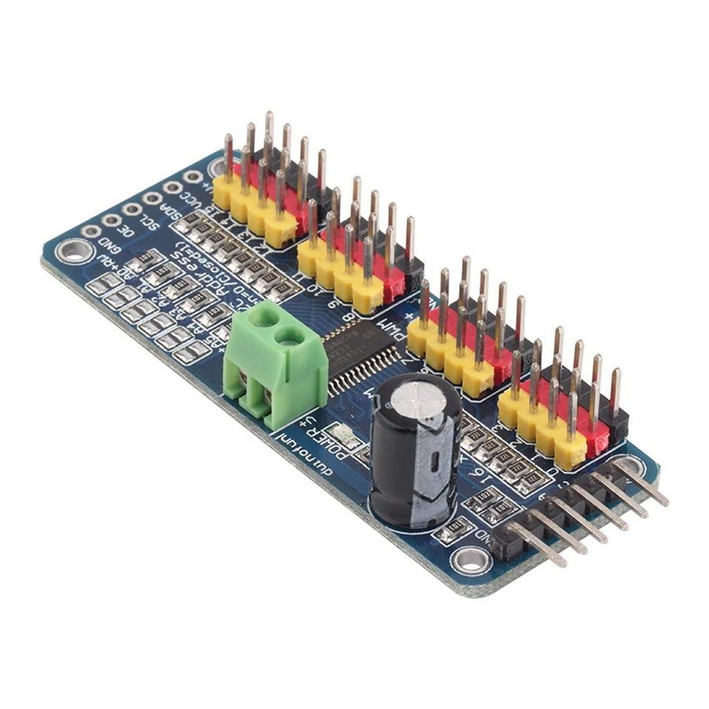 PCA9685 16-Kanal 12-Bit PWM Servomotor-Treiber IIC-Modul für Arduino Roboter