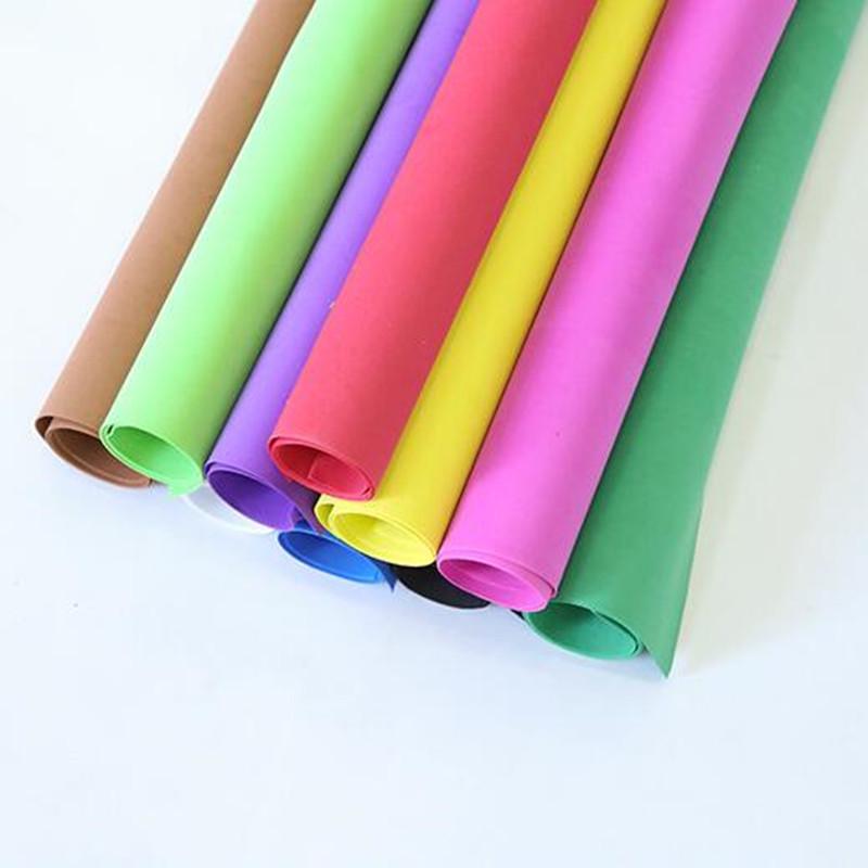 Placă mare din spumă EVA 50x50cm, grosime 1mm, pentru meșteșuguri DIY și proiecte educaționale.