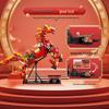 Year of the Horse LEGO-Compatible Building Blocks Toy for Boys & Girls, Chizao She National Trend Ornament, Ages 6+