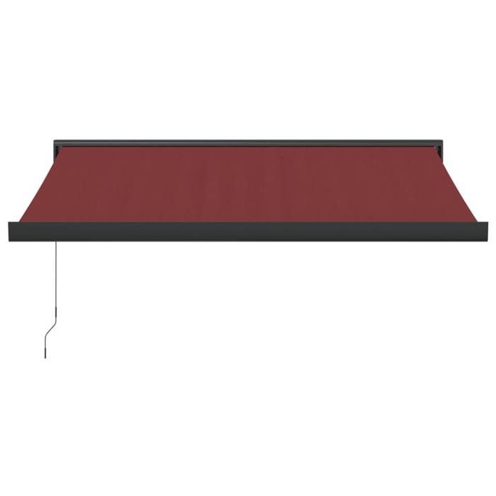 VidaXL Manual Retractable Awning Bordeaux 350x250 Cm 3215319