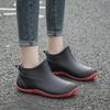 2025 Fashionable Waterproof Low-Top Women's Non-Slip Velvet Rain Boots