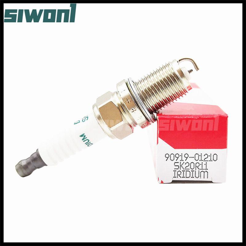 6pcs/lot Iridium Spark Plug SK20R11 90919-01210 For Toyota Camry Scion RAV4 Avalon Tundra Lexus 4.7L/V8 9091901210