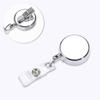 Anti-Lost Retractable Badge Reel Namensschild Leicht zu ziehen Schnalle ID Badge Holder Arzt Krankenhaus