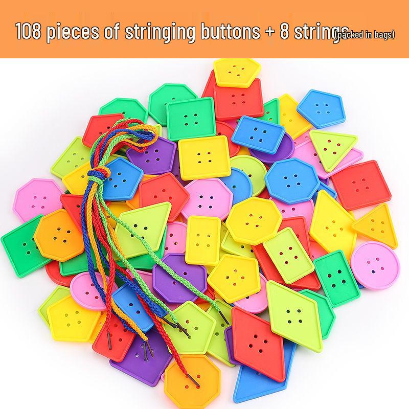 

Игрушки ручной работы с пуговицами и бисером для развития моторики младенцев