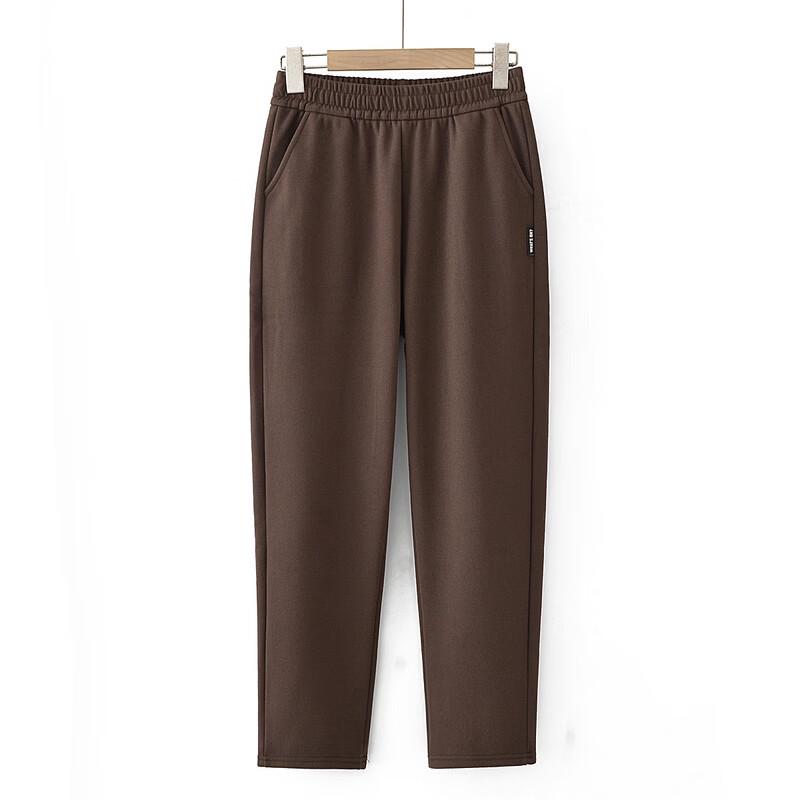LangSha Women's Mid-Aged & Elderly Straight-Leg Casual Pants