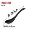 Xiangyuanmei Long Handle Colorful Melamine Soup Spoon - Imitation Porcelain for Hotel and Restaurant Use
