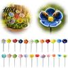 Weather Resistant Insect Station Ceramic Bee Watering Station Handmade Colorful Flower Bath Garden Mini Decorative Outdoor Dish Pollinator Water for