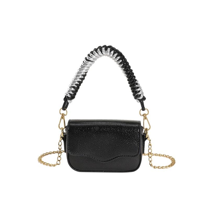 IELGY Women's Retro Bag, Textured Small Square Bag, Fashionable Shoulder Messenger Mobile Phone Bag.