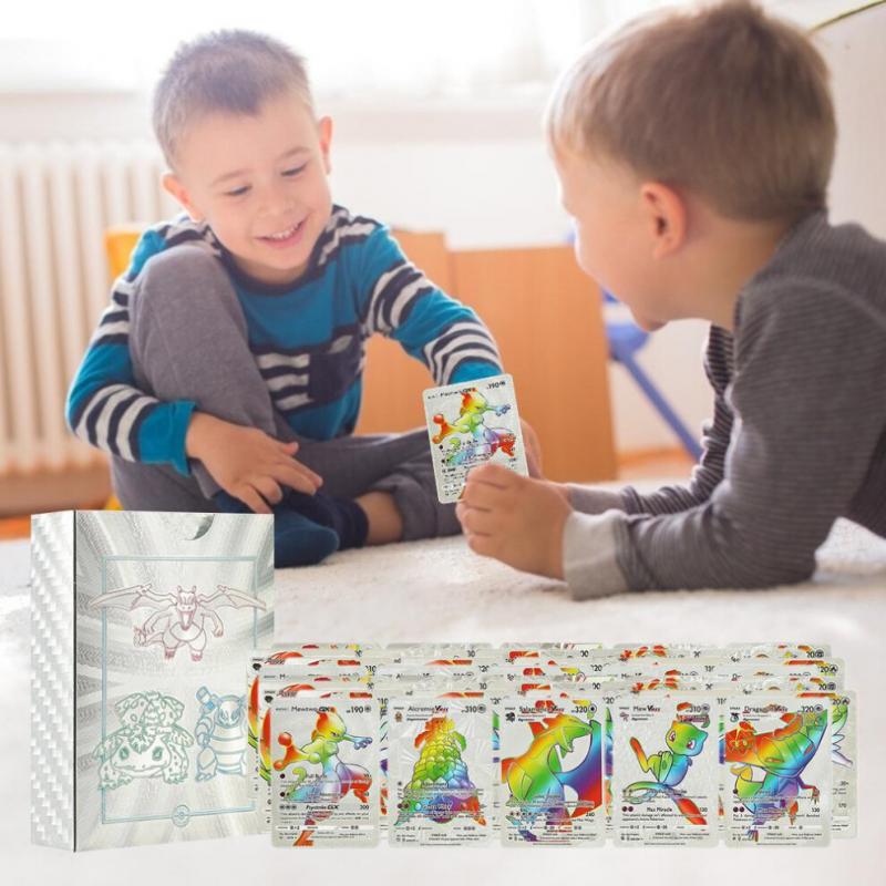 Anime Cards Set Gold Foil Cards Cartoon Game Cards