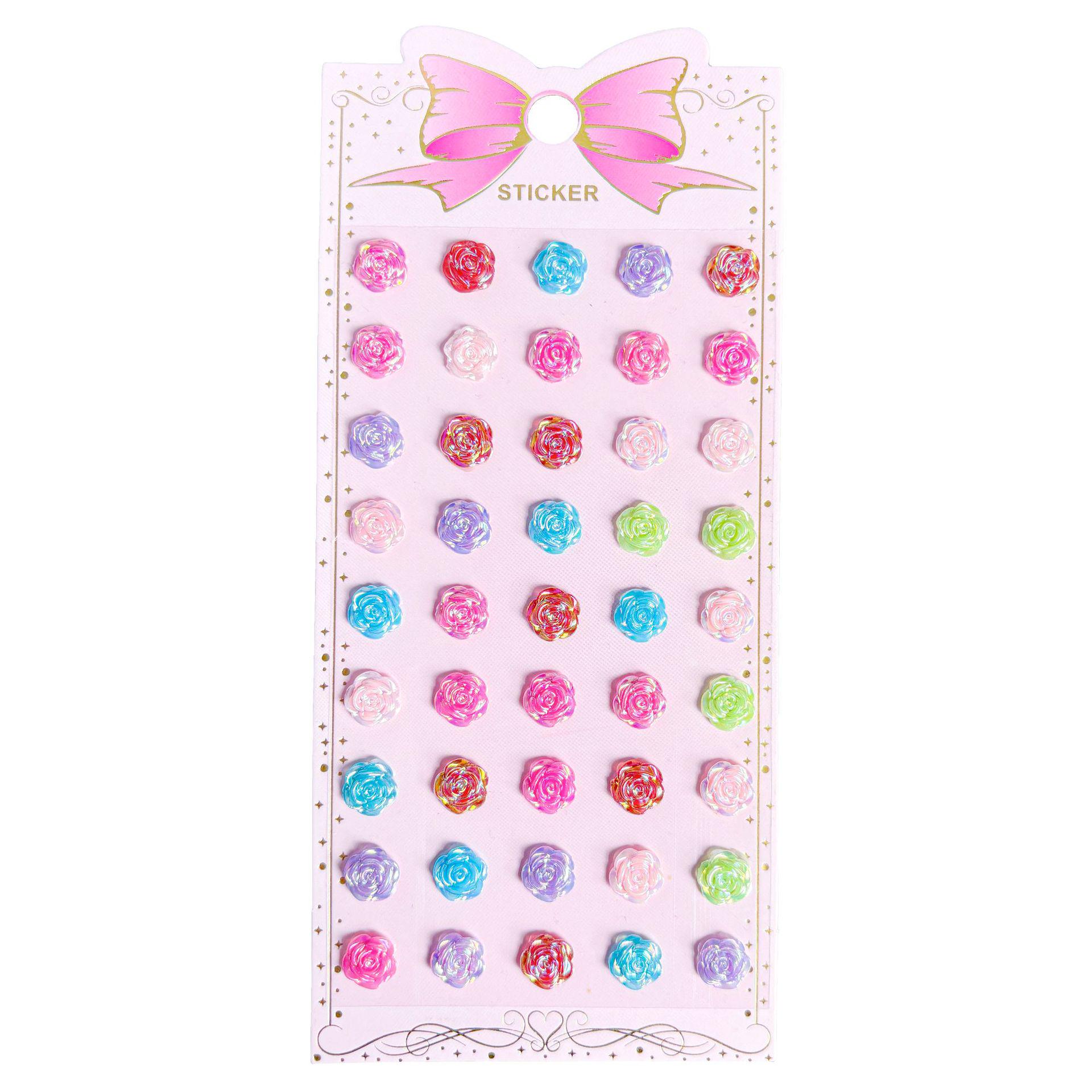 

Children s DIY Gem Crystal Stickers - Handmade Diamond Shapes for Girl s Makeup and Decoration