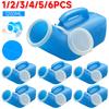 6-1PCS 1200ml Urinals for Men Spill Proof with Lid Portable Mobile Toilet Car Travel Urinary Bottle Disability Old Man Helper