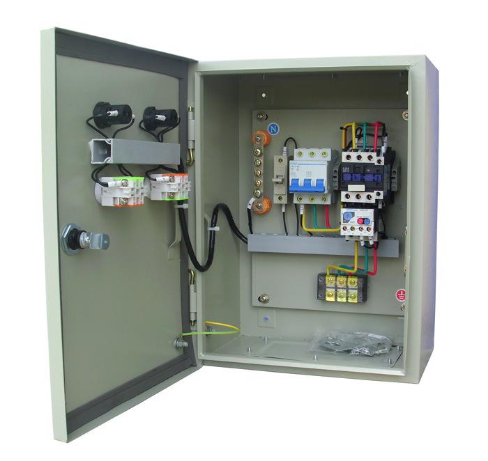 Custom Motor Control Cabinet with PLC, Touch Screen, and Frequency Converter for Fan & Water Pump