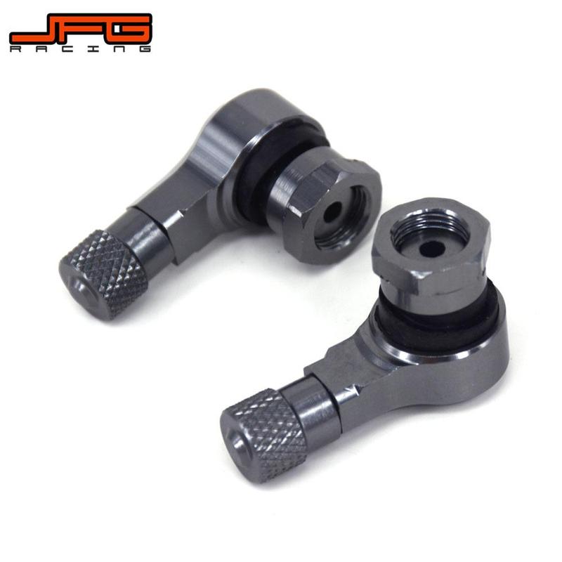 Motorcycle CNC 10mm 90 Degree Wheels Tire Tyre Valve Stems Caps For YAMAHA R1 R6 FZ6R FZ6 XJ6S XJR400 FZ1 HONDA KTM KAWASAKI