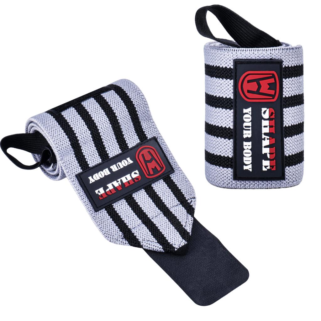 WOSWEIR-1 Pair Weightlifting Wristband Wrist Wraps Gym Fitness Straps Support Sports Equipment 1