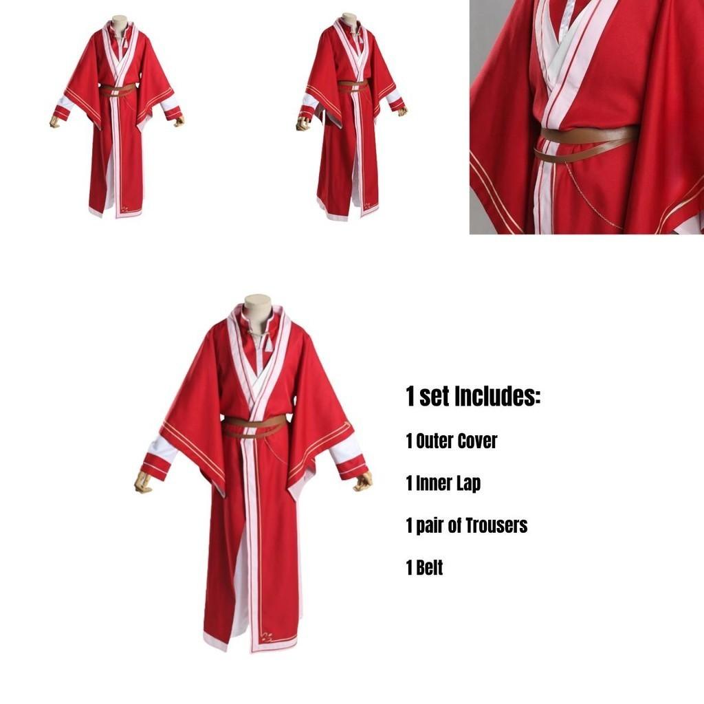 Vintage Hanfu Style Cosplay Clothing Set For Adults Complete With Accessories