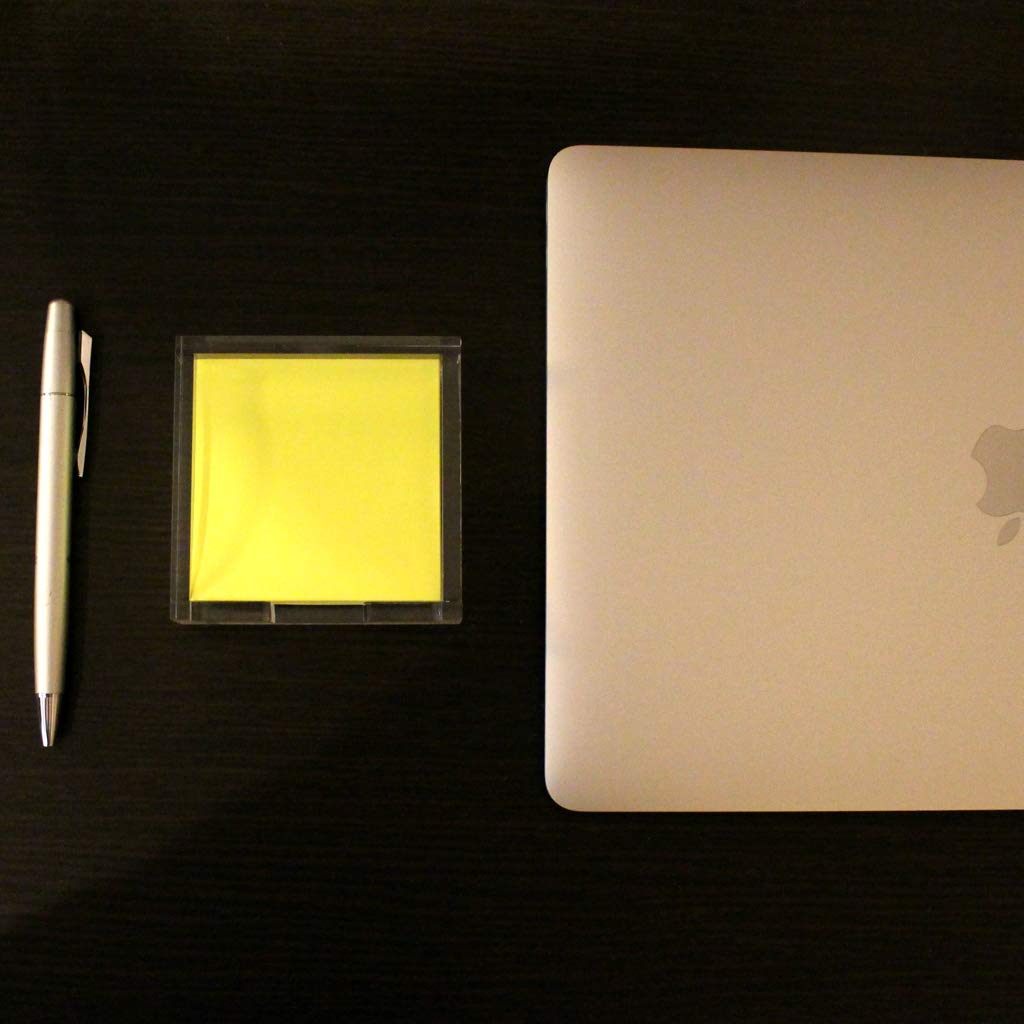 GemRich Sticky Note Holder, Sticky Note Case, Post-it Note Case, Memo Holder, Desk Organizer for 75mm X 75mm