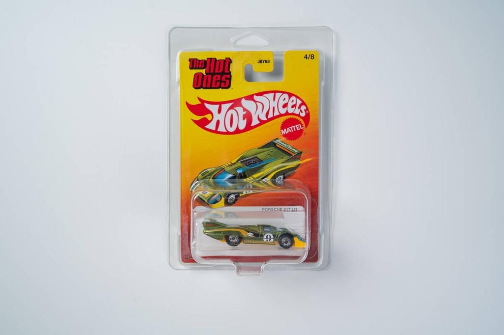 Hot Wheels The Hot Ones Set Includes Porsche VW JBY68 [Brand New, Unopened] 7-Car (Retro Series) - 917, Countach, Bus, BMW, Etc.