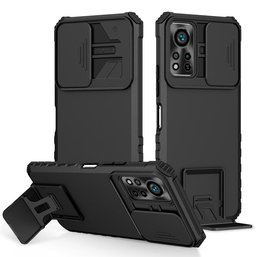 Triecienizturīgs futrālis priekš Infinix Hot 12 11 11S Play NFC bīdāmās kameras objektīva aizsardzības statīvs Tālruņa vāciņš priekš Infinix Hot 10S 10i 9 Play