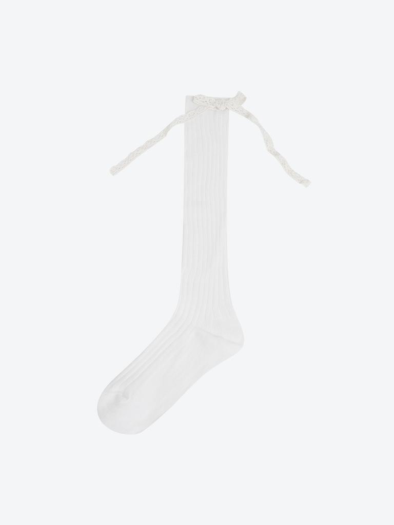 Ribbon Loose Knee Socks HPAO5FS504