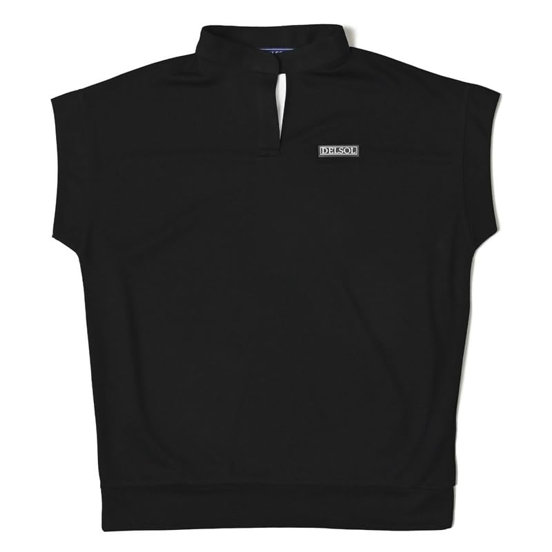 

Delsol 7898 Скиппер Футболка с коротким рукавом «Французский рукав» для гольфа, Черный, Женская одежда, 2025, Футболка, Горловина, Размеры, Весна/Лето, Черный, M, L,